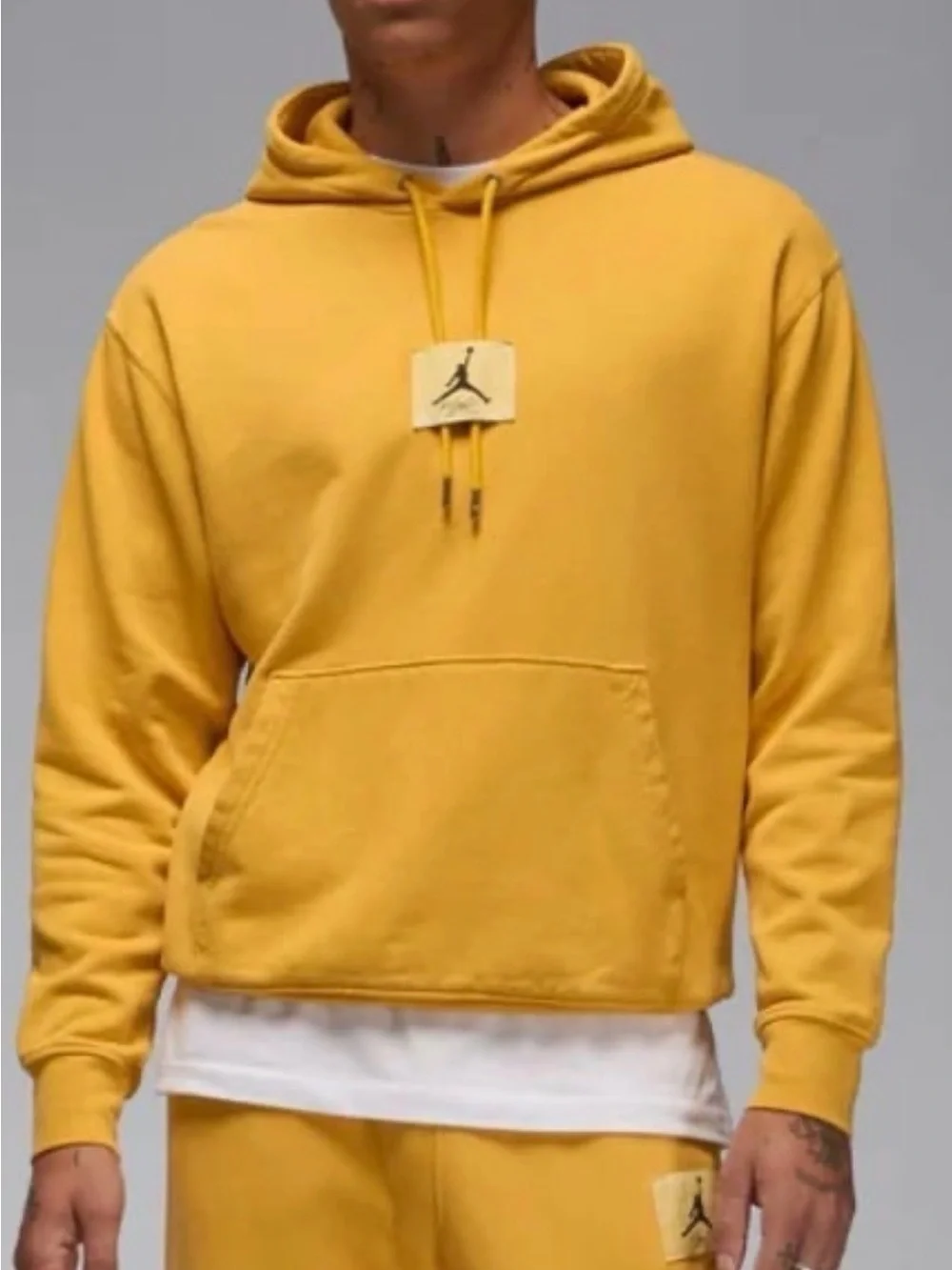 Air Jordan® Essentials Wings Fleece Hoodie in Royal Ochre Gold